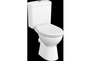 Унитаз-компакт VitrA S10 безободковый с сиденьем микролифт белый