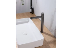 Смеситель для раковины Abber Rund  сталь - 2