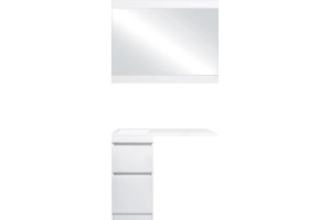 Тумба под раковину Style Line Даллас 100 Люкс Plus, белый (СС-00002346) - 3