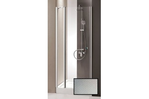 Душевая дверь Cezares Verona 100 хром стекло рифленое