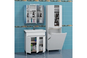 Тумба под раковину напольная Санта Лондон 80 белый - 3