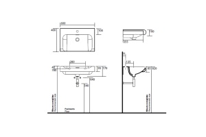 KERASAN Inka Project панель накладная керамическая 32х35,5 крепеж в комплекте, исполнение белый глянец - 2