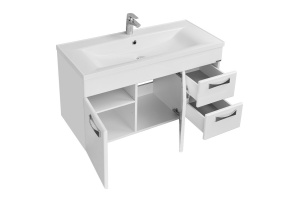 Тумба с раковиной Aquaton Диор 100 белый - 3