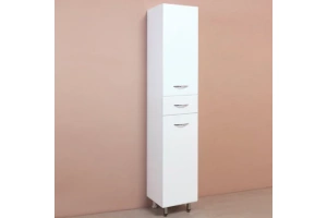 Шкаф-пенал Onika Модерн 26 R с бельевой корзиной, белый (402607) - 2