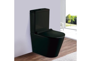 Унитаз-компакт Esbano Alagon с сиденьем микролифт, черный матовый (ESUNALAGCMB)