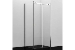 Душевой уголок Wasserkraft Vils 100x100 профиль хром стекло прозрачное