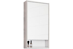 Зеркало-шкаф Aquaton Рико 50 белый-светлое дерево