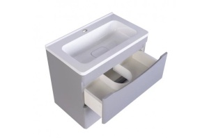 Тумба под раковину Style Line Бергамо мини 60 Люкс Plus, серый (СС-00002317) - 3