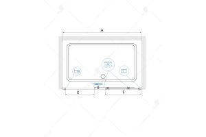 Душевая дверь RGW Classic CL-14 130х185 профиль хром стекло прозрачное - 3