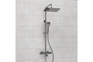 Душевая система WasserKraft 30 с термостатом хром - 2