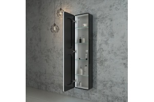 Зеркало-шкаф с подсветкой ART&MAX LECCE AM-Lec-360-1560-1D-DS-F-Nero - 2