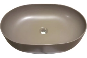 Раковина накладная Kerasan Nolita 60 коричневый матовый (534381) - 2