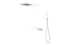 Душевой комплект Boheme Fusion белый, матовый (131-MW)