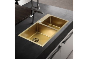 Мойка кухонная Melana S8045HG золото - 2
