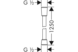 Смеситель Hansgrohe Metropol 32532140 напольный - 3