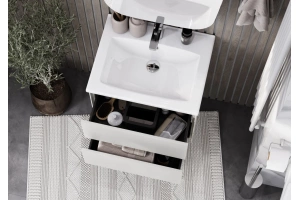 Комплект мебели Aquaton Сохо 60 серый - 3