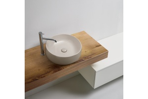 Раковина накладная Kerasan Nolita 40 бежевый матовый (534481) - 2