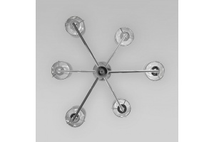 Люстра на штанге Eurosvet Pluto 60156/6 хром - 2