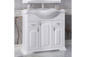 Тумба с раковиной Opadiris Риспекто 85 белый матовый