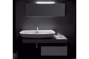 SIMAS Vignoni раковина накладная/подвесная 100*52см , с 1 отв. под смеситель, цвет: белый - 3