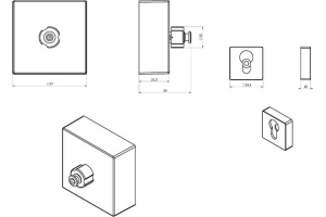 Сушилка для белья Black&White Swan SN-0295 - 2