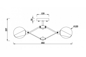 Потолочная люстра Freya Silvia FR5009CL-05CH - 3