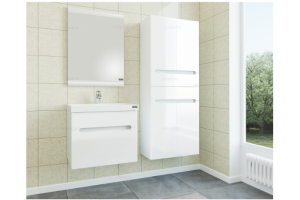 Тумба с раковиной подвесная Санта Лондон 60 белый - 3