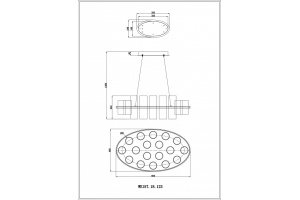 Подвесная люстра Wertmark Paula WE157.18.123 - 2