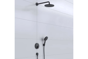 Шланговое подключение Hansgrohe FixFit черный матовый - 2