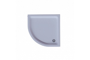 Поддон акриловый AQUATEK DPA-0000007, 1/4 круга, с ножками и съемной панелью. БЕЗ СИФОНА. 80*80*15