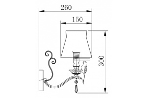 Бра Maytoni Bird ARM013-01-W - 2