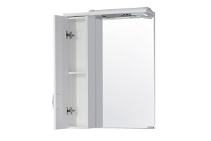Зеркало-шкаф Aquaton Онда 60 L с подсветкой белый - 2