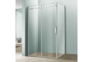 Душевой уголок Vincea Como 140х80 хром стекло прозрачное
