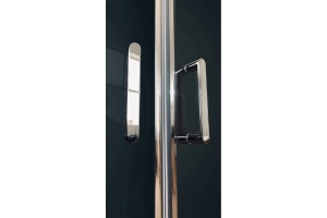 Душевая кабина Royal Bath 120x80 R стекло прозрачное задняя стенка черная с гидромассажем - 3