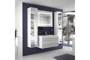 Комплект мебели Aquaton Римини 100 белый