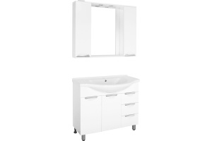 Тумба под раковину Style Line Жасмин 96 см (ЛС-00000585) - 3