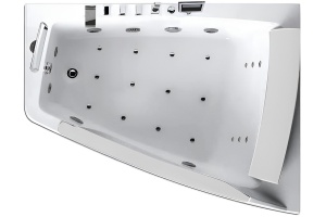 Акриловая ванна Gemy 170х130 белый (G9056 O R) - 2