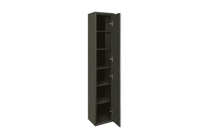 Шкаф-пенал Aquaton Уэльс 30 серый-черный матовый - 2