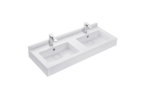 Раковина мебельная Aquaton Сакура 120 двойная белый