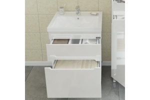 Тумба с раковиной СанТа Лондон 60 напольная - 3