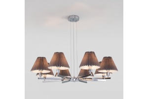 Подвесная люстра Eurosvet Peony 60136/8 хром/графит - 2