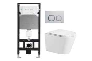 Комплект Weltwasser AMBERG 506 + SALZBACH 004 GL-WT + AMBERG RD-WT (10000006842)