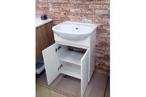 Тумба с раковиной Misty Элегия 55 белая - 2