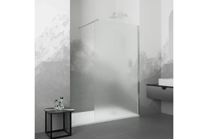 Душевая перегородка RGW Walk In WA-010 100х195 профиль хром стекло матовое - 2