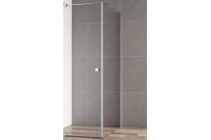 Боковая стенка Cezares Valvola 90 хром стекло прозрачное