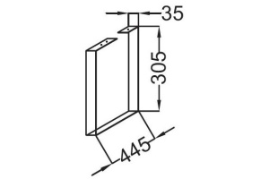 Ножки для мебели Jacob Delafon Odeon Up (EB889-NF) - 2