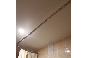 Карниз для ванны 160х75 см Aquatek Пандора KARN-0000018, хром - 2