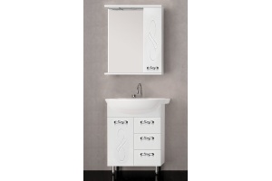 Тумба с раковиной Style Line Венеция 65 белая - 2