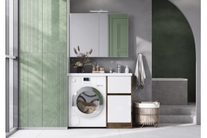 Зеркало-шкаф Aquaton Лондри 100 белый - 3