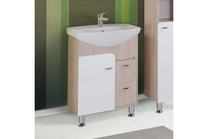 Комплект мебели Onika Стиль 60 белый - светлое дерево - 2